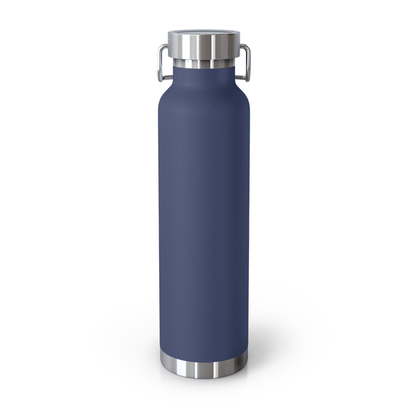 Laugh Dance Love Insulated Bottle-Navy