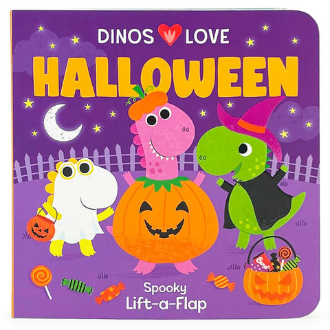 Dinos Love Halloween - Board Book by Books by splitShops