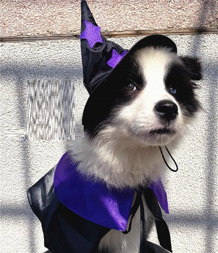 Enchanting Pet Halloween Wizard Costume Set by Dog Hugs Cat