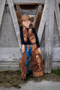 Cowboy Vest and Chaps by Great Pretenders