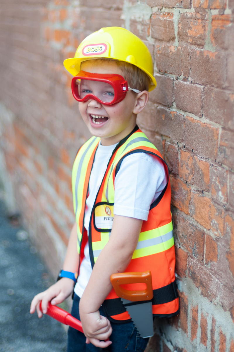 Construction Worker with Accessories by Great Pretenders