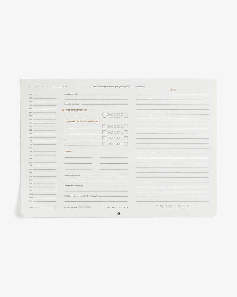 Productivity Daily Desk Pad by Intelligent Change