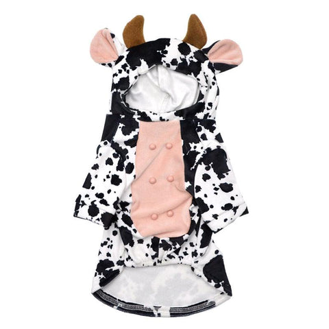 Cow Print Pet Costume - Adorable And Creative Dog Clothes by Dog Hugs Cat