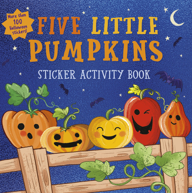 Five Little Pumpkins Sticker Activity Book - Paperback by Books by splitShops