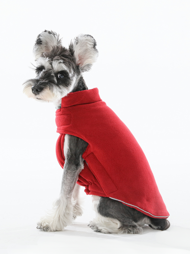 Reversible Dog Vest Jacket - Red by PEHOM