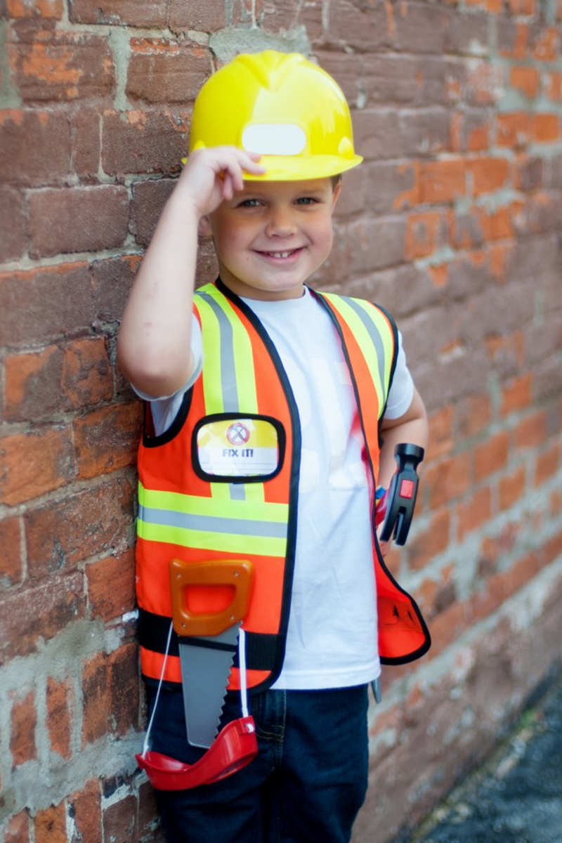 Construction Worker with Accessories by Great Pretenders