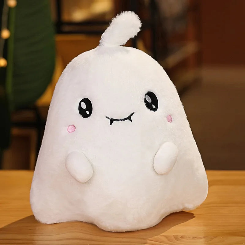 Spooky Ghost Plush Pillow: Halloween Haunt by Plushy Planet