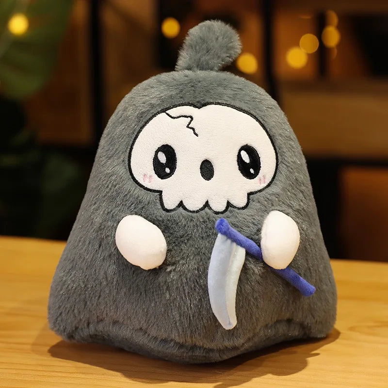 Spooky Ghost Plush Pillow: Halloween Haunt by Plushy Planet