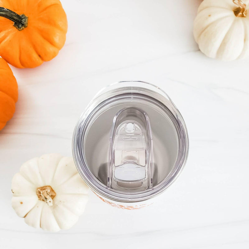 HERE FOR THE BOOS Halloween Insulated Wine Tumbler by Salt and Sparkle