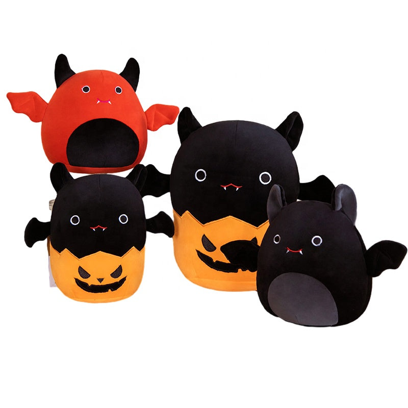 Halloween Plushies: Pumpkin Bat Home Decor by Plushy Planet