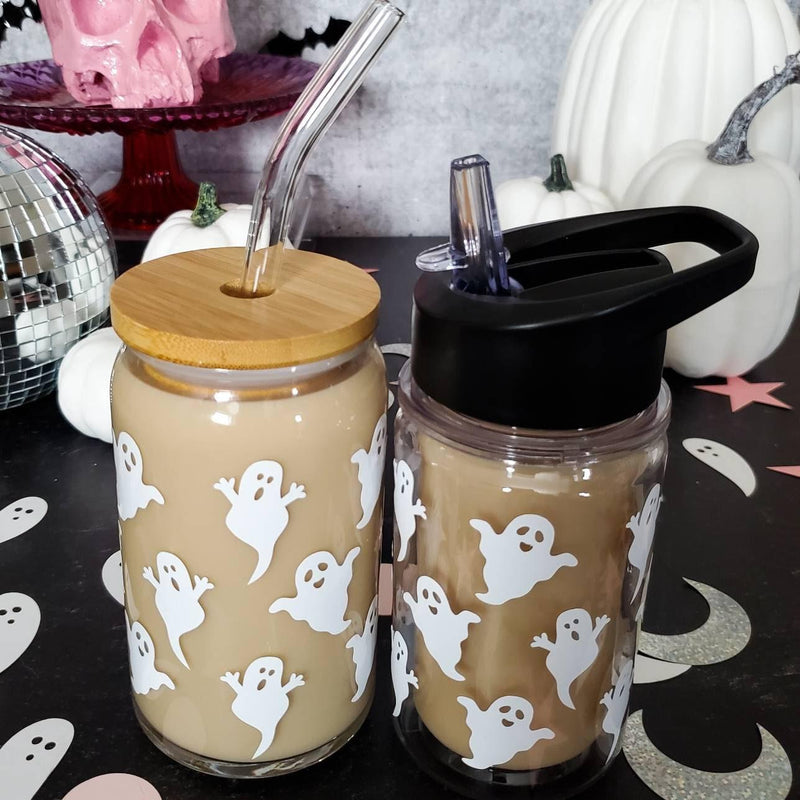 Mommy and Me Matching Halloween Ghost Cups by Salt and Sparkle