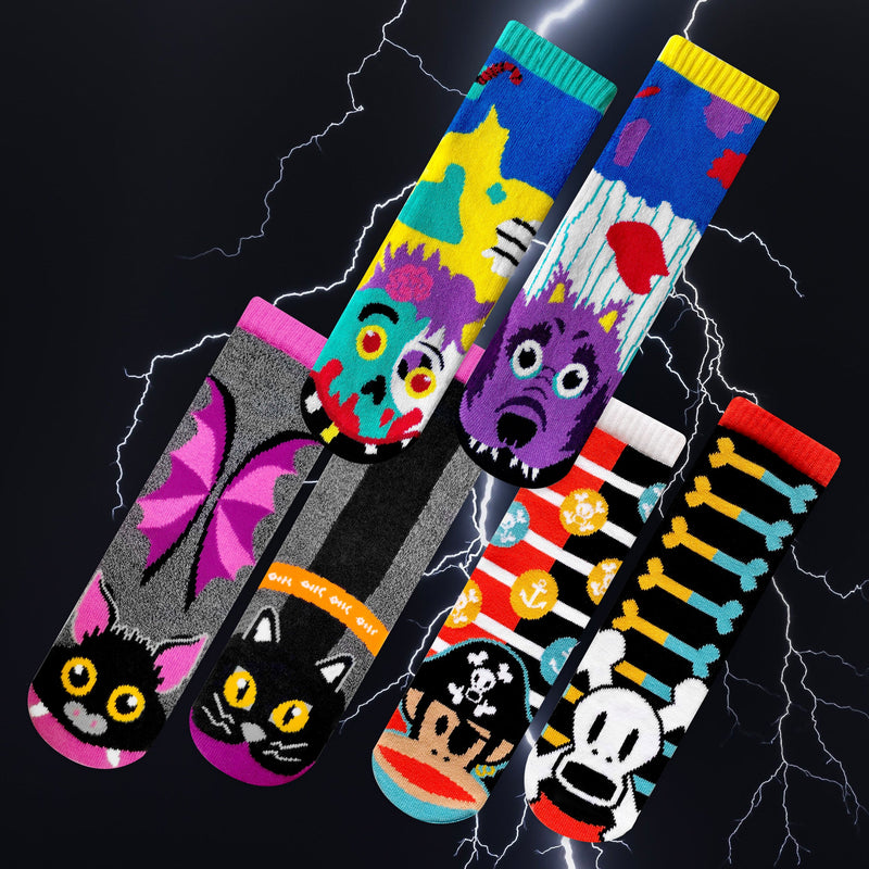 MONSTER MASH! Halloween Socks Party Pack (12, 24, or 48 Pairs) by Pals Socks