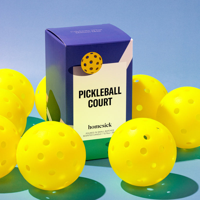 Pickleball Court Candle