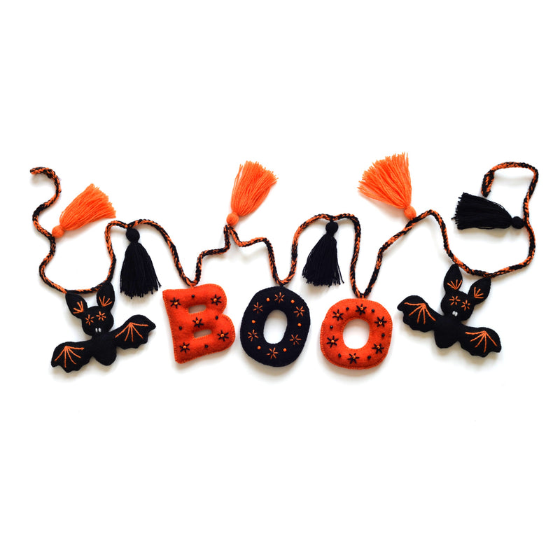 Boo Halloween Garland by Melange Collection