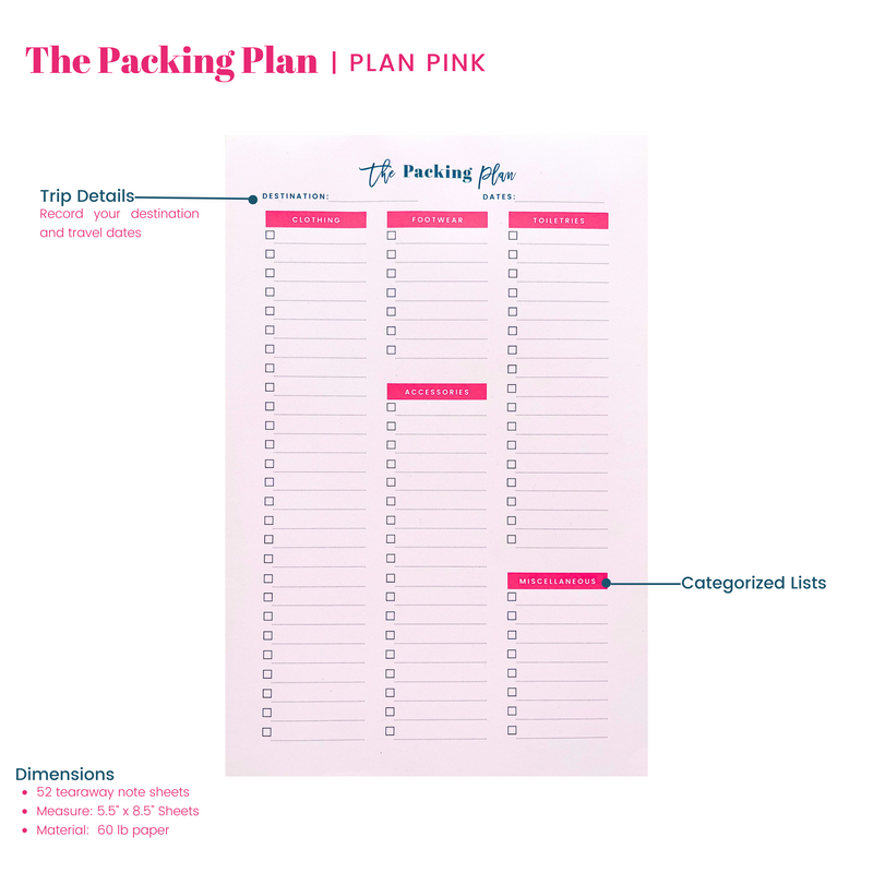 The Packing Plan by The Plan By Lauren Truslow