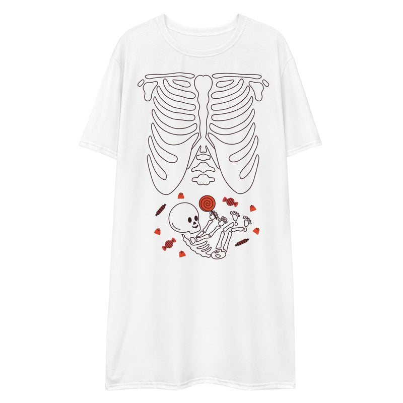 Maternity Skeleton – T-shirt dress