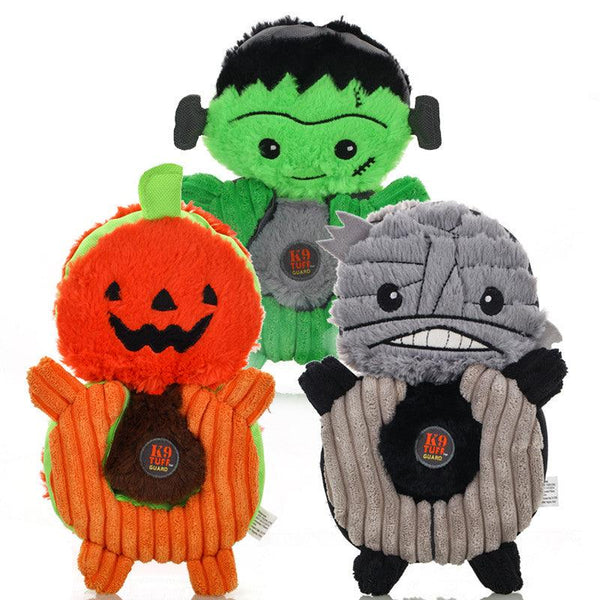 Halloween Fun Plush Dog Toy Set by Dog Hugs Cat