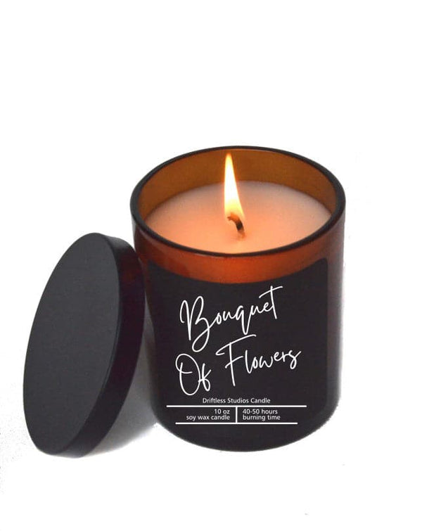 Bouquet Of Flowers Soy Wax Candle by Driftless Studios