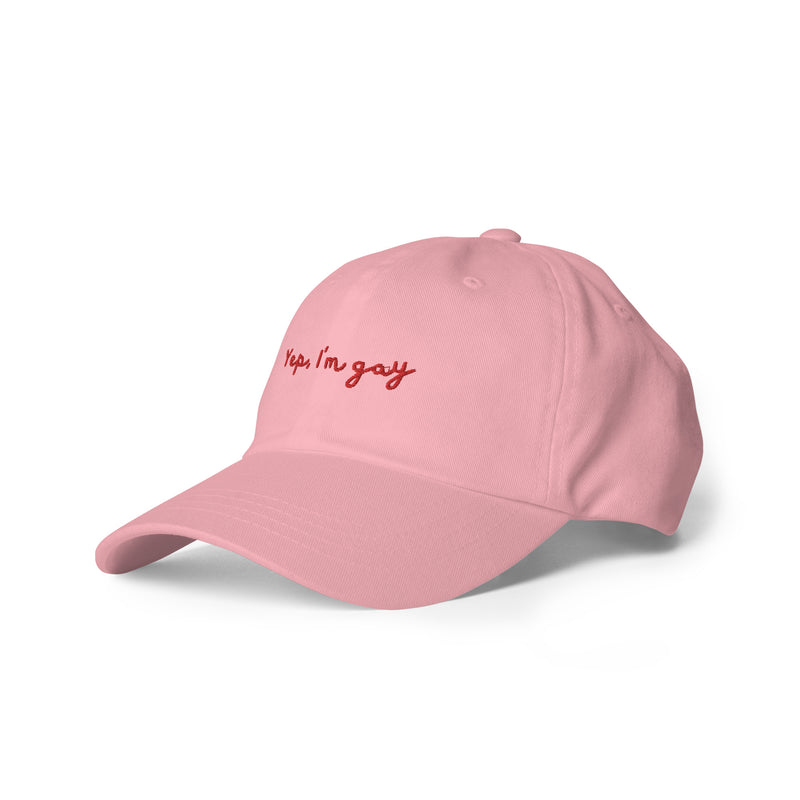 Yep, I'm Gay Embroidered Hat