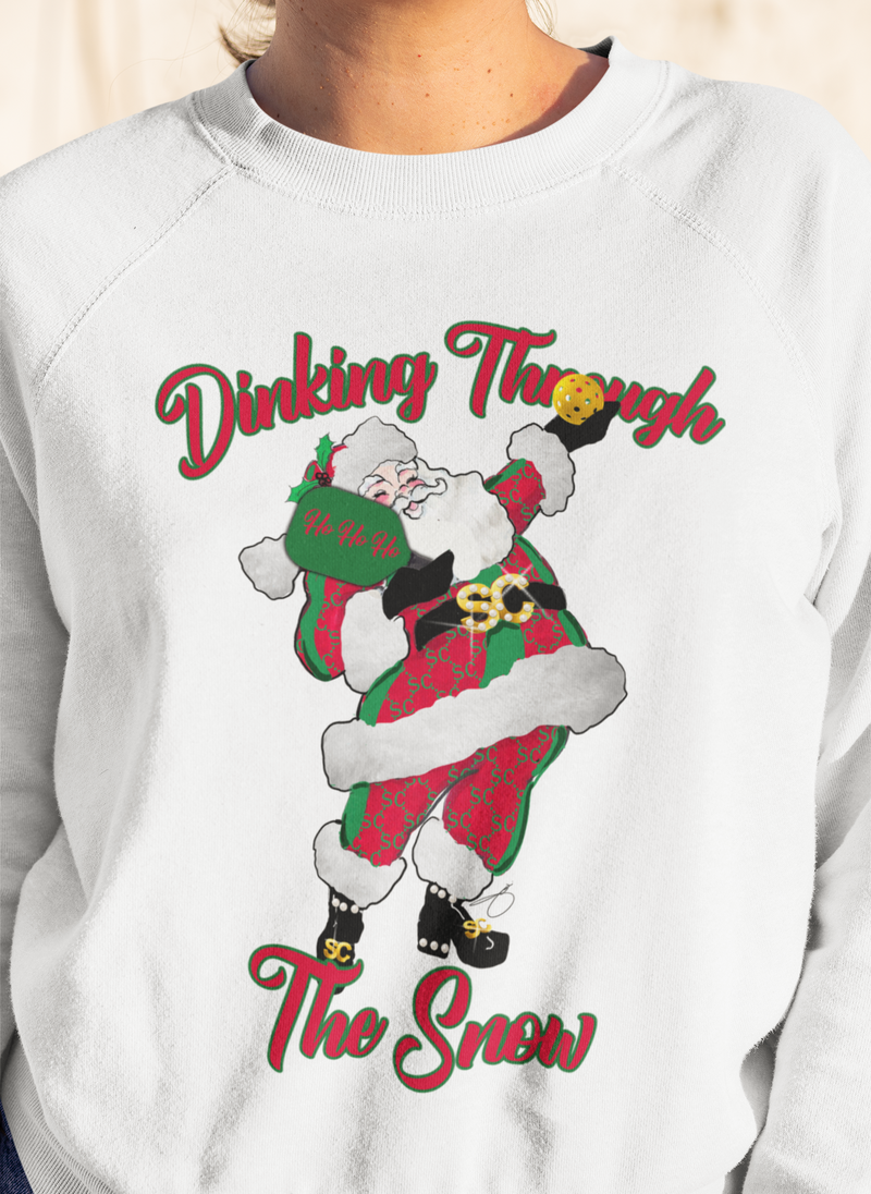 Pickleball Santa by  Pink Pickle