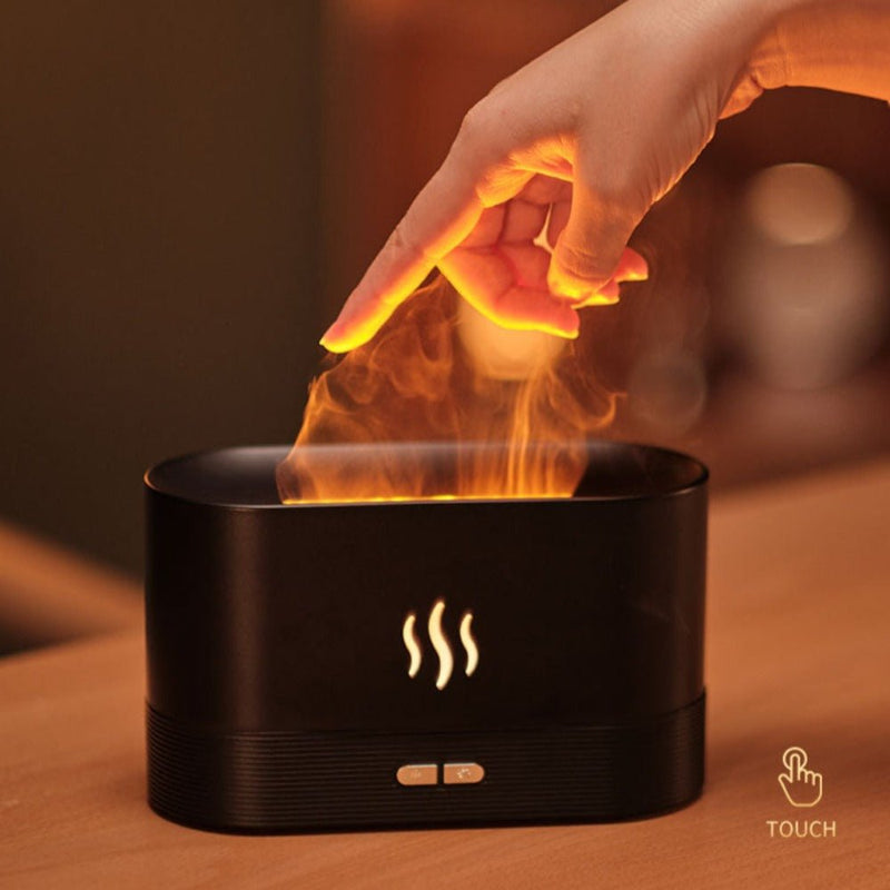 Fireplace Flame-Effect Humidifier Lamp by Multitasky