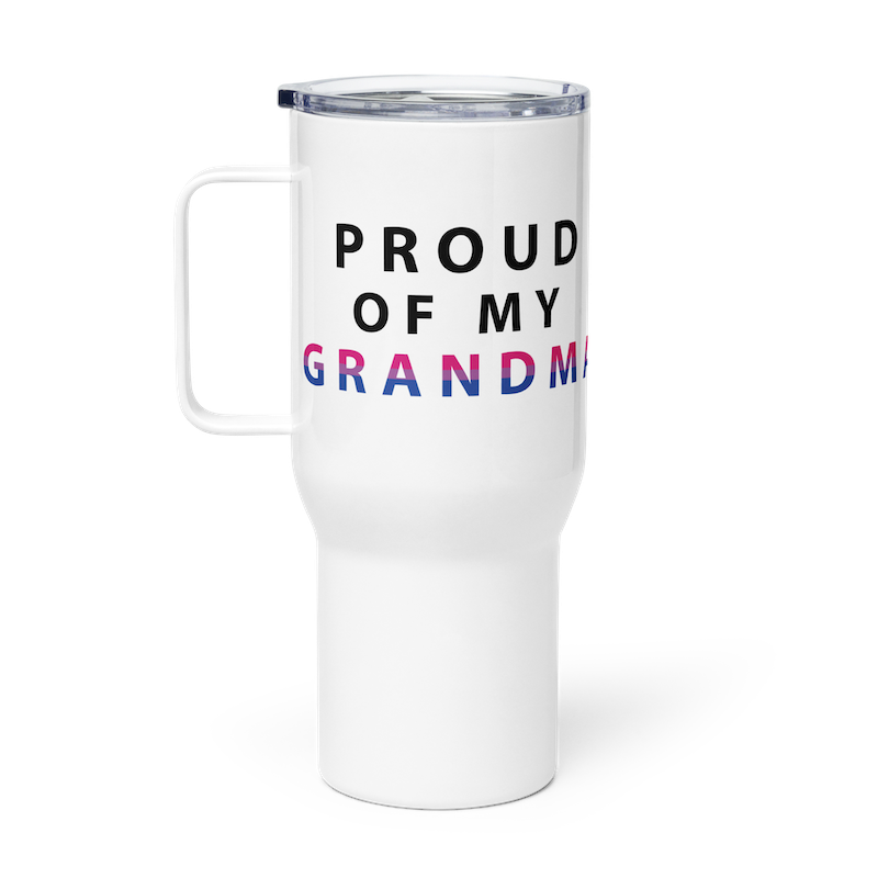 Proud of My Grandma - Travel Mug