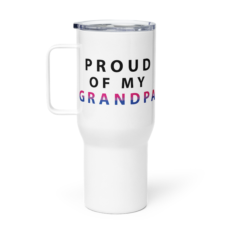 Proud of My Grandpa - Travel Mug