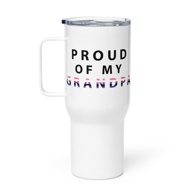 Proud of My Grandpa - Travel Mug