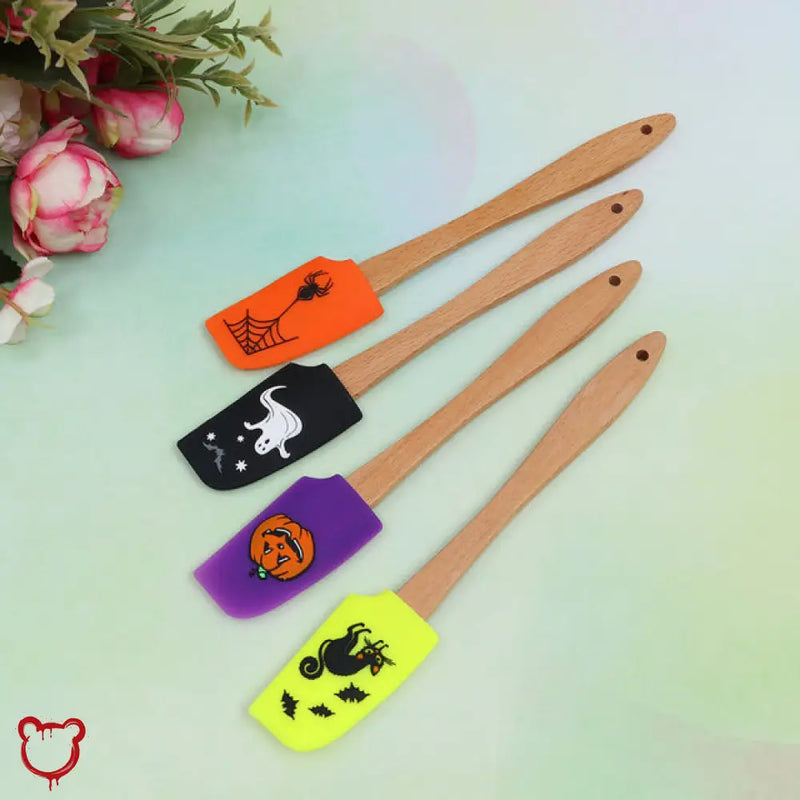 "Halloween Kitchen Spatula Set" by The Cursed Closet