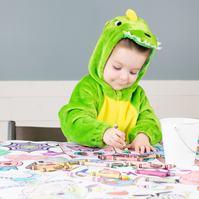 Halloween Coloring Tablecloth by Creative Crayons Workshop