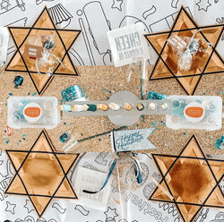 Hanukkah Coloring Tablecloth by Creative Crayons Workshop