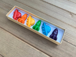 Outer Space Crayons - Rocket Party Favors - Kids Gifts - Gifts For Kids - Kids Birthday Gifts - Space Party Favors - Kids Party Favors - UFO by KagesKrayons LLC