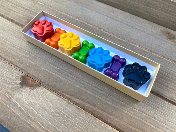 Puppy Dog Crayons - Puppy Party Favors - Kids Gifts - Stocking Stuffers - Kids Birthday Gifts - Easter Basket Stuffers - Kids Party Favors by KagesKrayons LLC