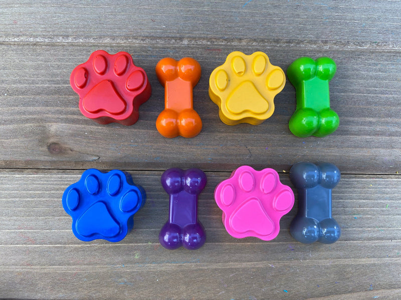 Puppy Dog Crayons - Puppy Party Favors - Kids Gifts - Stocking Stuffers - Kids Birthday Gifts - Easter Basket Stuffers - Kids Party Favors by KagesKrayons LLC