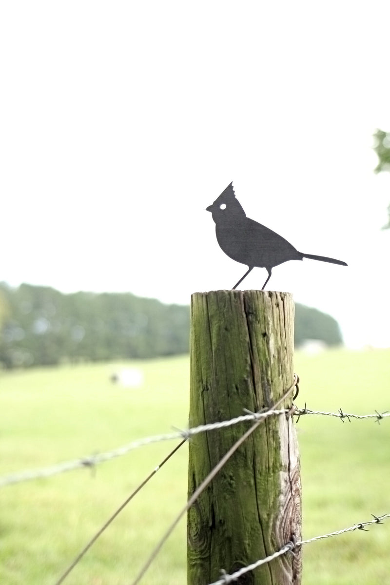 Metal Bird Statue - Cardinal Statue by Jubilee Trading Company