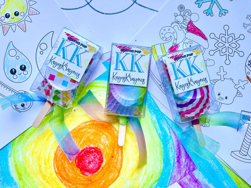 Crayon Pop Crayons - Stocking Stuffers For Kids - Kids Gifts - Kids Stocking Stuffers - Gifts For Kids - Unique Gifts - Kids Christmas Gifts by KagesKrayons LLC