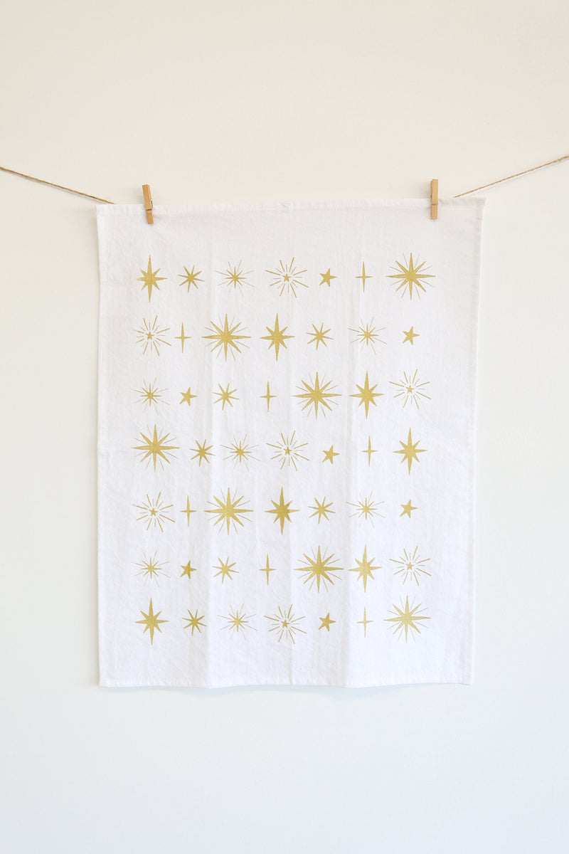 Starlight Pattern Tea Towel by Jubilee Trading Company