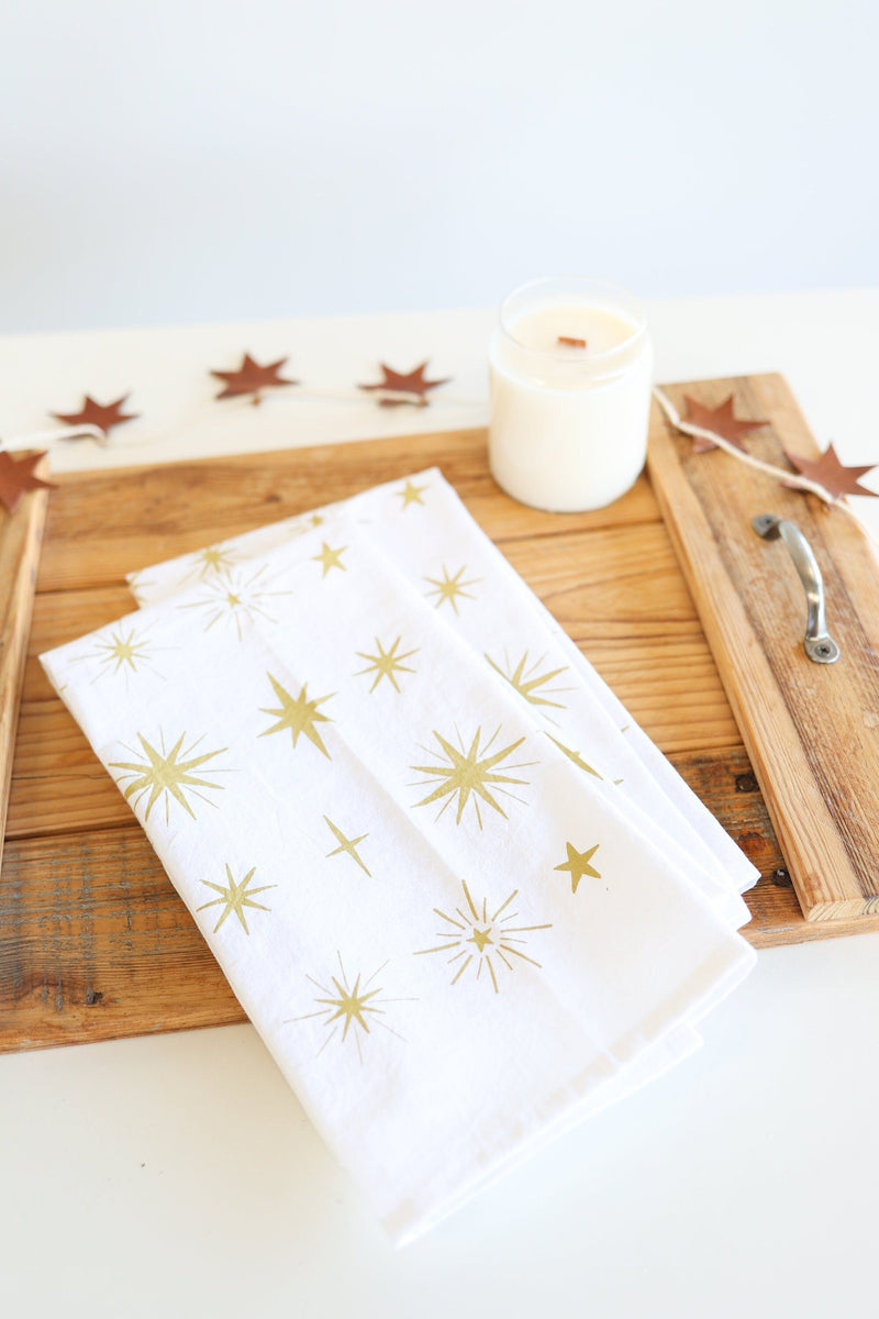 Starlight Pattern Tea Towel by Jubilee Trading Company