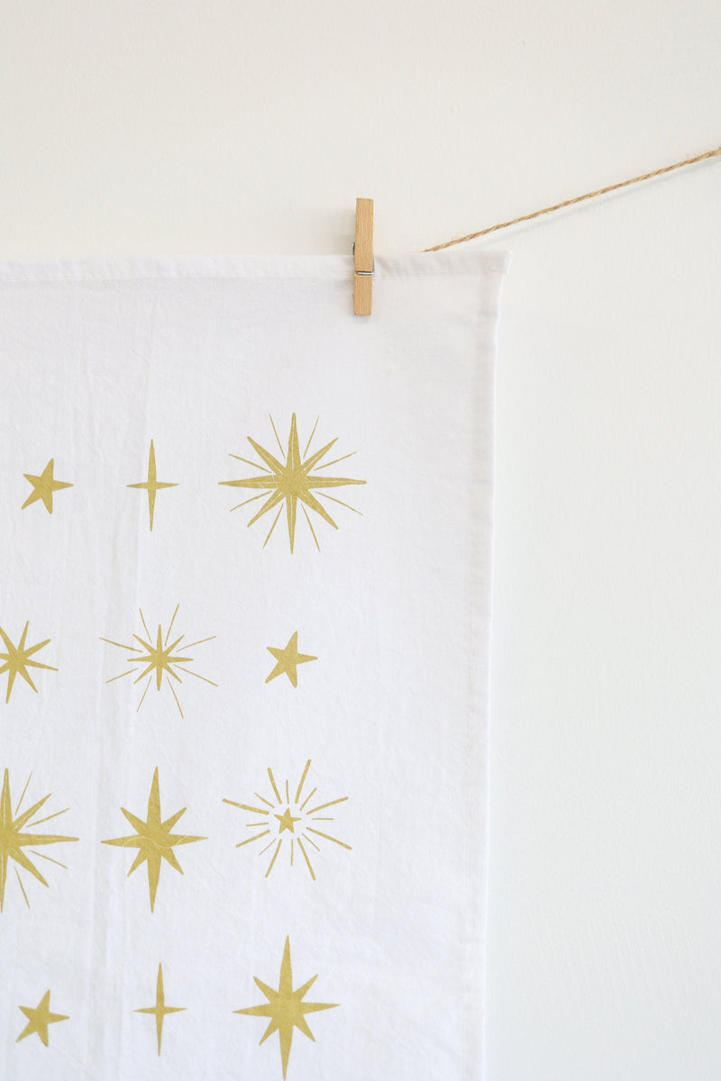 Starlight Pattern Tea Towel by Jubilee Trading Company