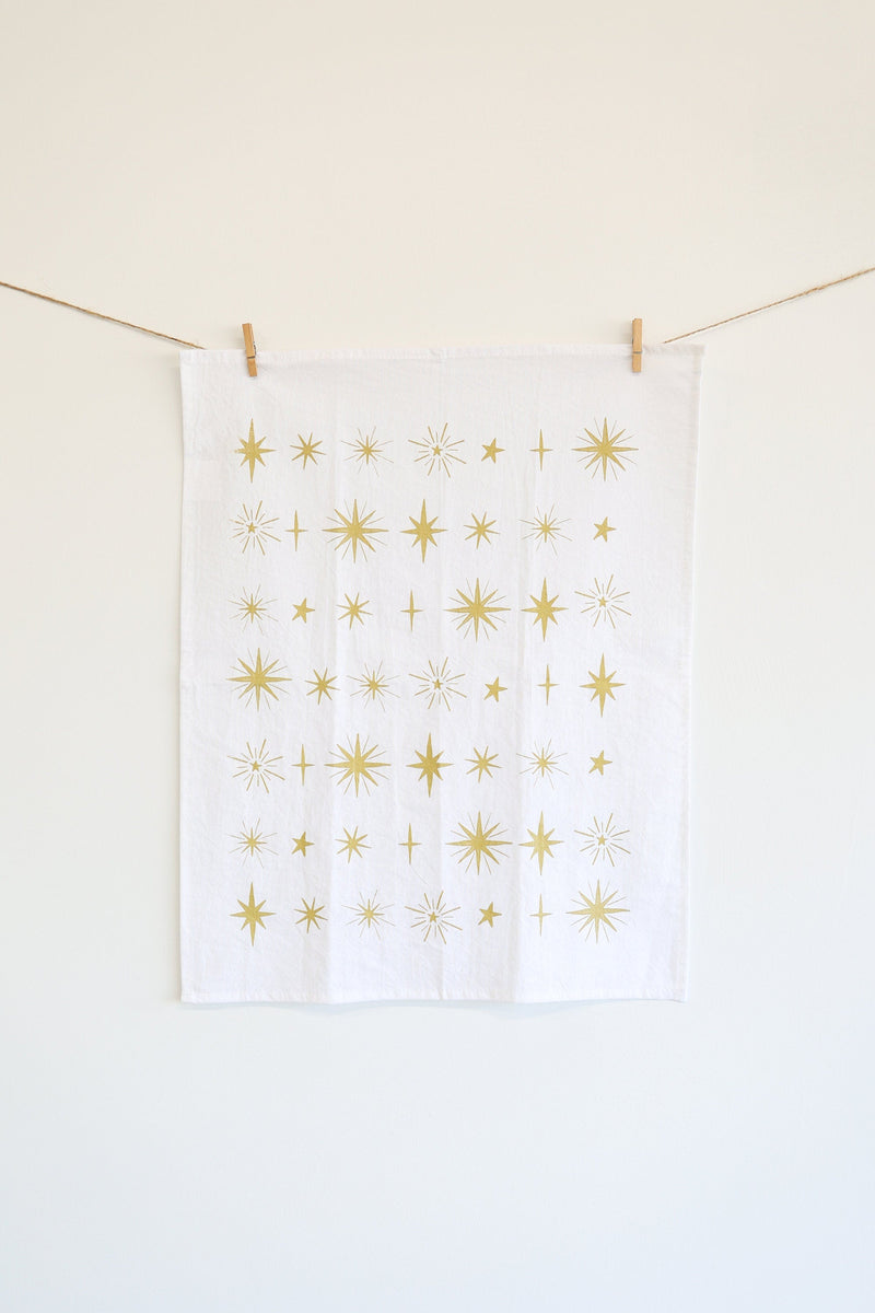 Starlight Pattern Tea Towel by Jubilee Trading Company