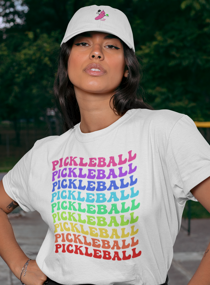 Pickleball Rainbow by  Pink Pickle