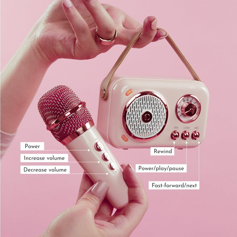 Retro Mini Karaoke Machine by Multitasky