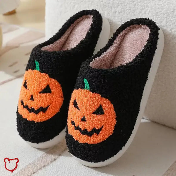 Pumpkin Halloween Slippers by The Cursed Closet