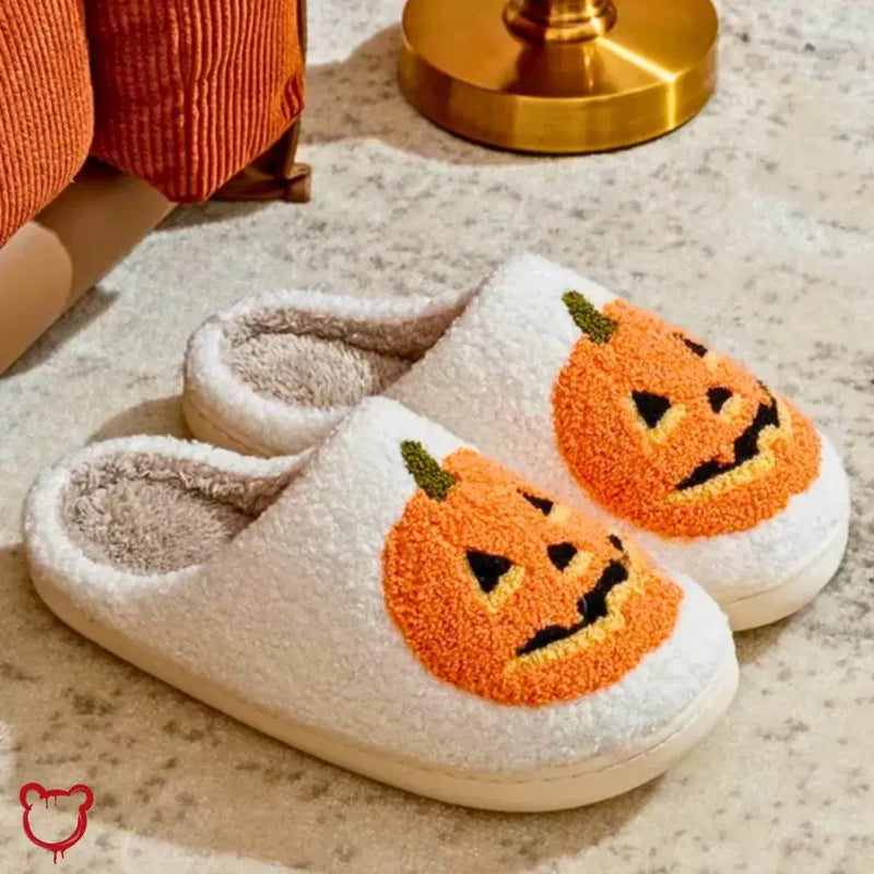 Pumpkin Halloween Slippers by The Cursed Closet