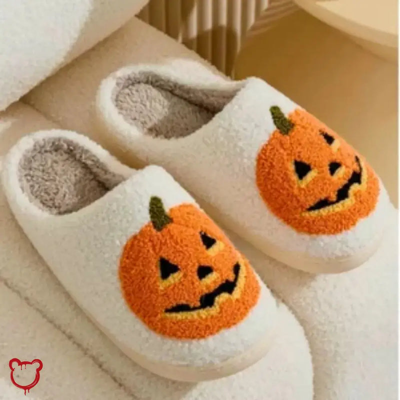 Pumpkin Halloween Slippers