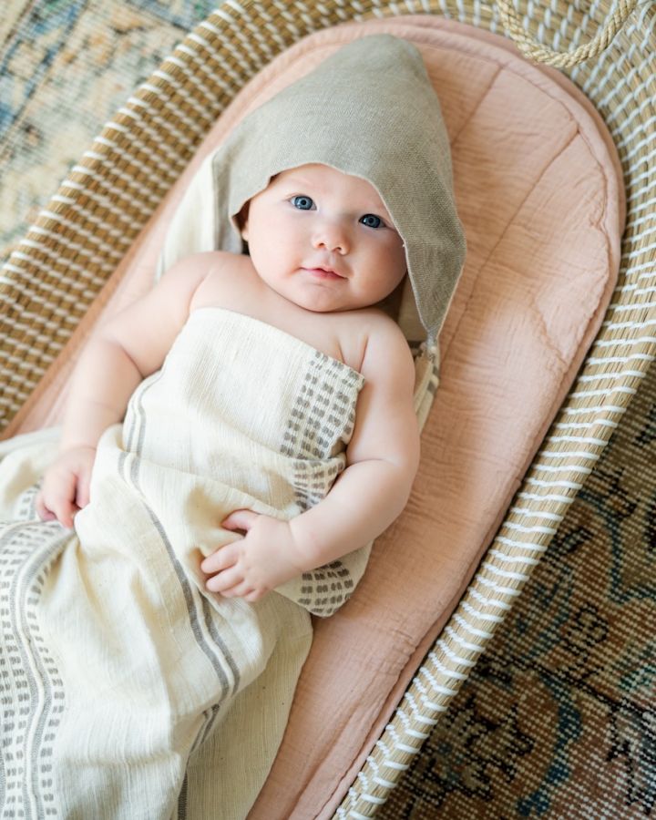 Aden Hooded Baby Towel by Creative Women