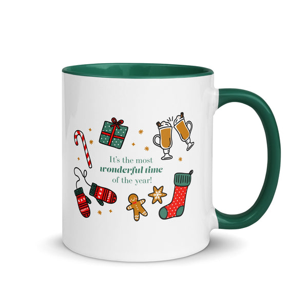 Green Holiday Mug