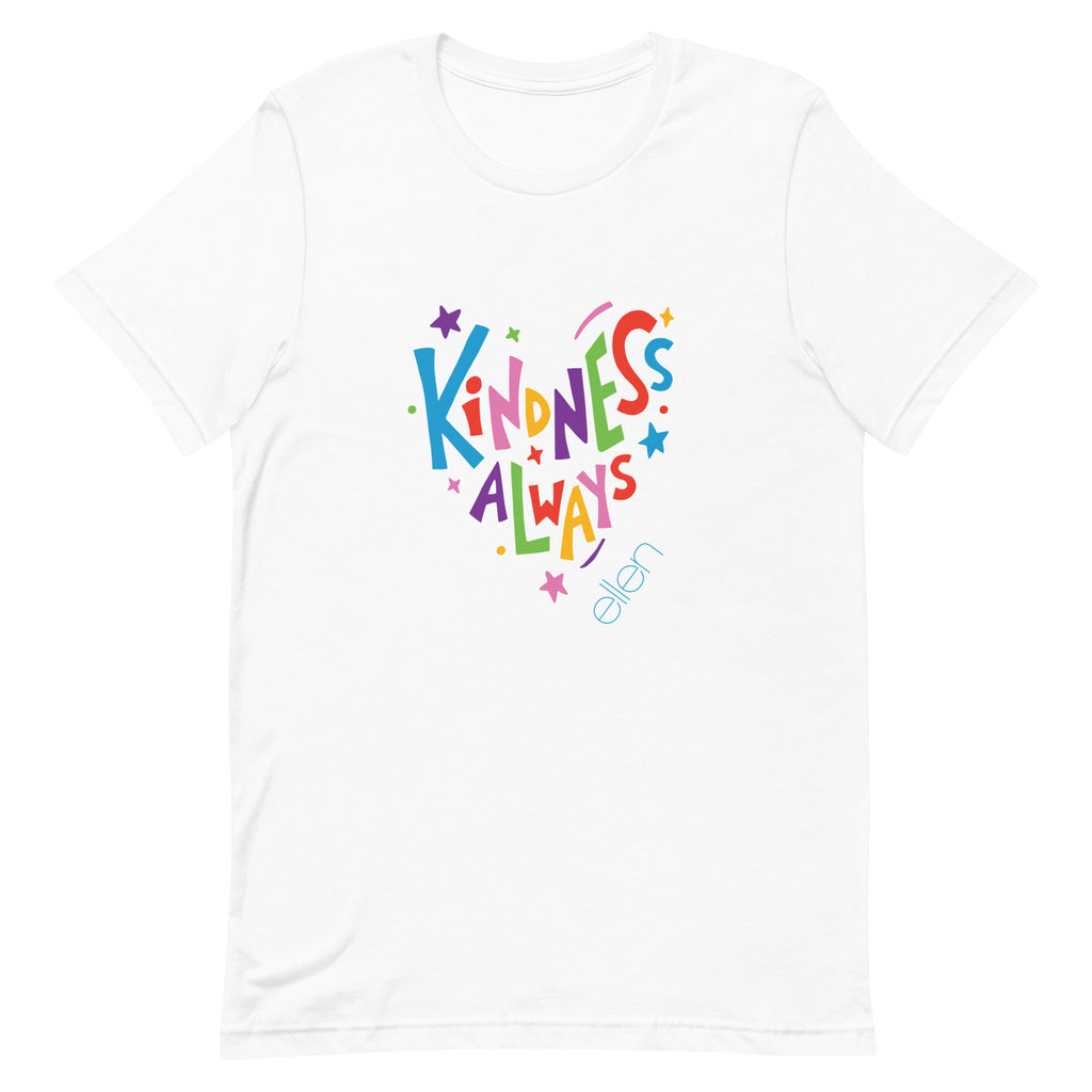 Kindness Always Rainbow Heart T-Shirt – ellenshop